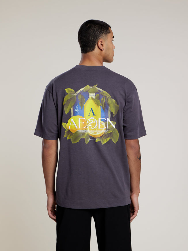 Aeden Aeden T-Shirt Ezion SS26 Dark Shadow
