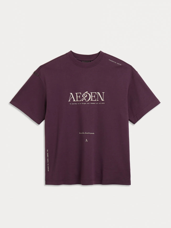 Aeden Aeden T-Shirt Florent FW25 Plum Perfect