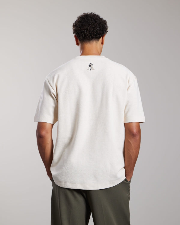 Aeden Aeden T-Shirt Hiro FW26 White Cap Grey