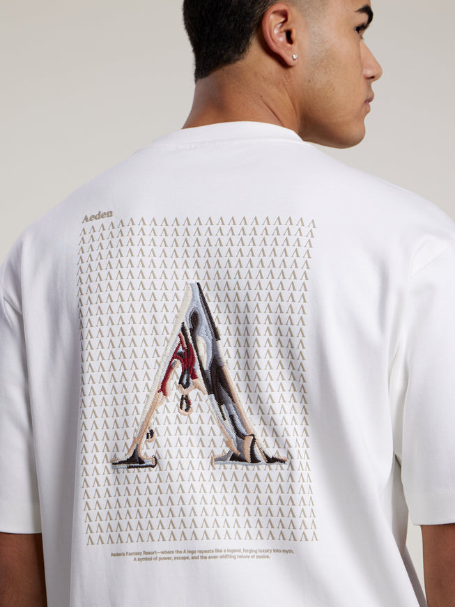 Aeden Aeden T-Shirt Juke SS26 Off White