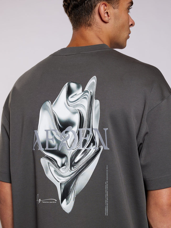 Aeden Aeden T-Shirt Mickey FW25 Dark Shadow