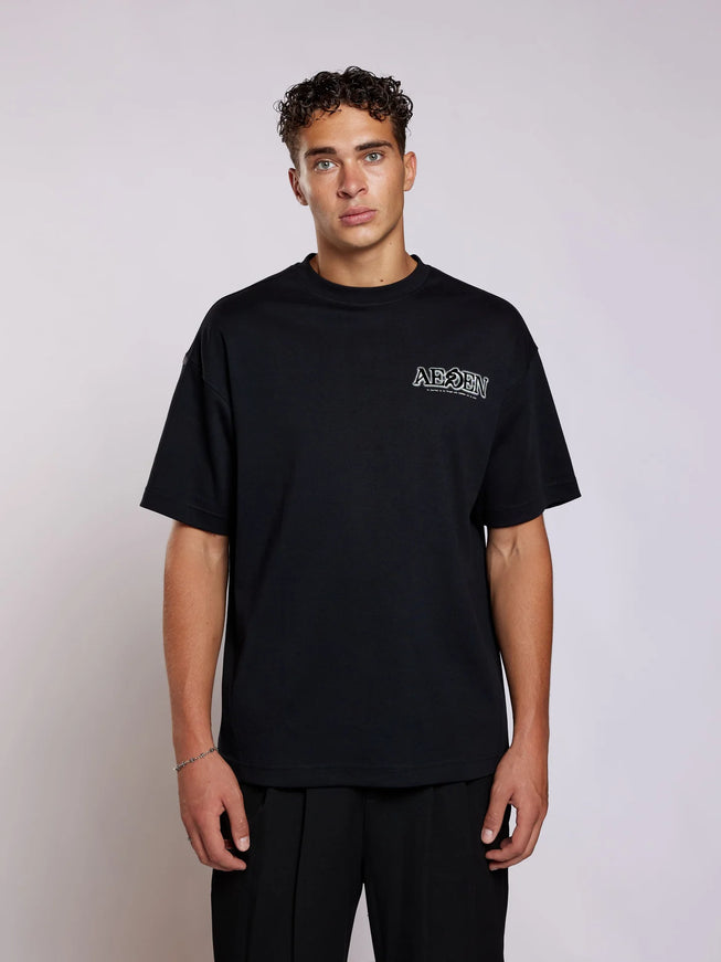 Aeden Aeden T-Shirt Quentin FW25 Deep Black