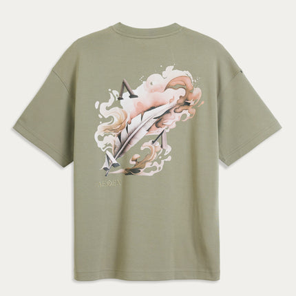 Aeden Aeden T-Shirt Raphaël FW25 Vetiver Green