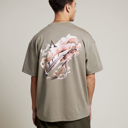 Aeden Aeden T-Shirt Raphaël FW25 Vetiver Green