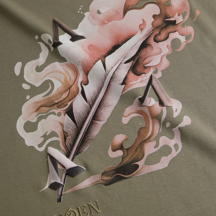 Aeden Aeden T-Shirt Raphaël FW25 Vetiver Green