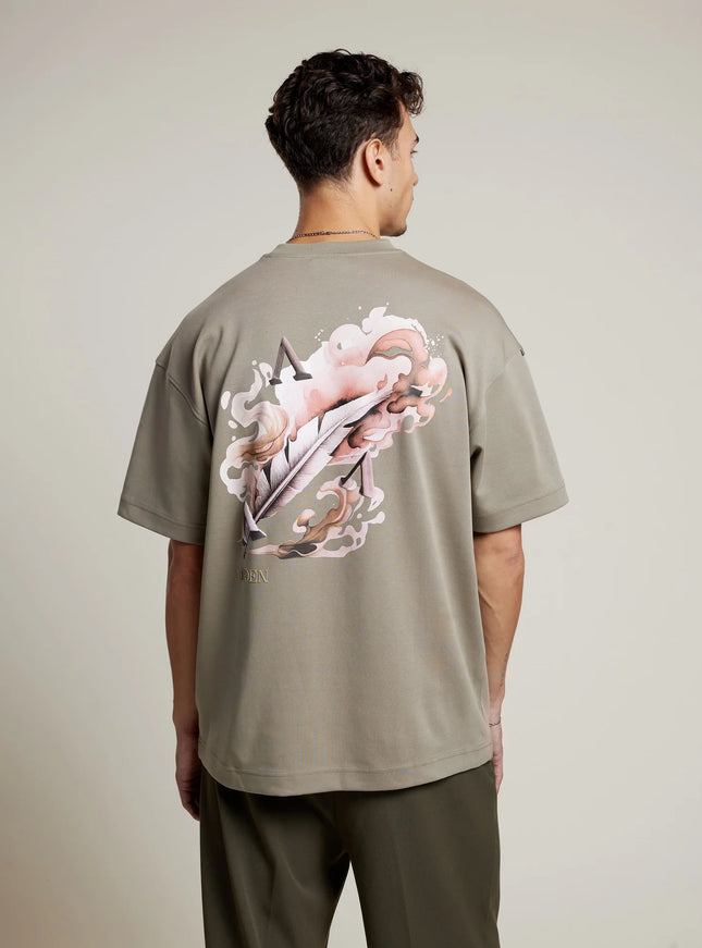 Aeden Aeden T-Shirt Raphaël FW25 Vetiver Green