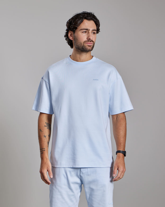 Aeden Aeden T-Shirt Zaviano SS26 Ice Water