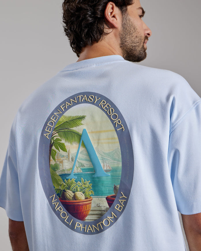Aeden Aeden T-Shirt Zaviano SS26 Ice Water