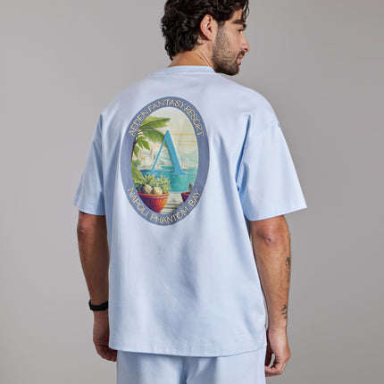 Aeden Aeden T-Shirt Zaviano SS26 Ice Water