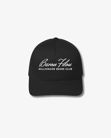 Baron Filou Baron Filou Cap Millionaire Bears Club FW24 Black