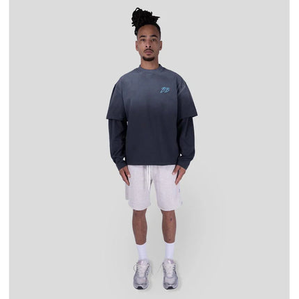 Bobby Blanks Bobby Blanks Double Layered Brixton SS26 Grey/Aqua