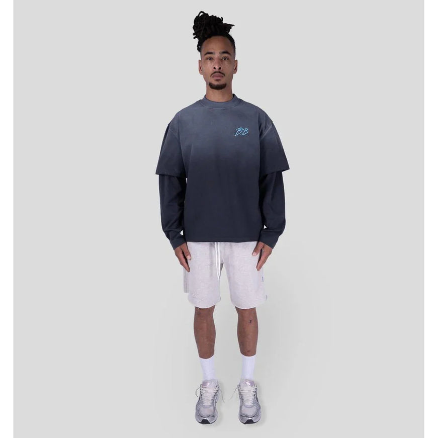 Bobby Blanks Bobby Blanks Double Layered Brixton SS26 Grey/Aqua