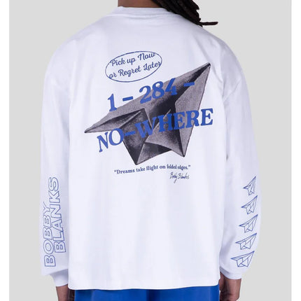 Bobby Blanks Bobby Blanks Longsleeve Bookmark SS26 White
