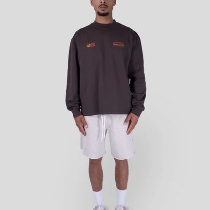 Bobby Blanks Bobby Blanks Longsleeve Crest SS26 Brown