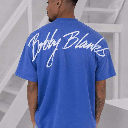 Bobby Blanks Bobby Blanks T-Shirt Brixton SS26 Blue/White