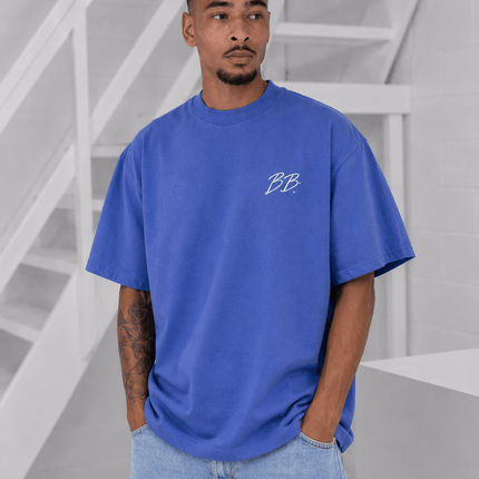 Bobby Blanks Bobby Blanks T-Shirt Brixton SS26 Blue/White