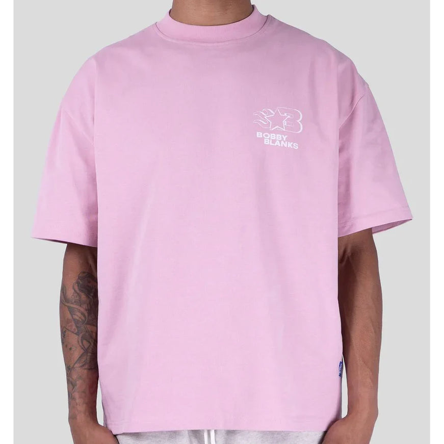 Bobby Blanks Bobby Blanks T-Shirt Oxford SS26 Pinke/White