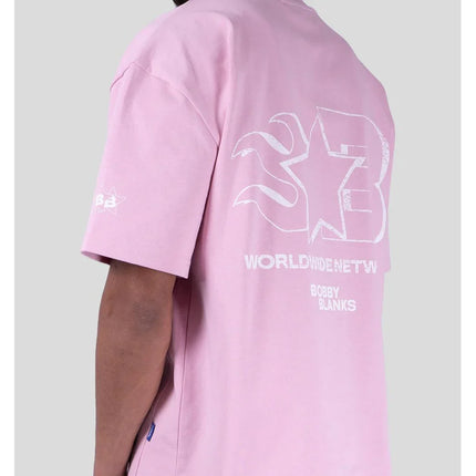 Bobby Blanks Bobby Blanks T-Shirt Oxford SS26 Pinke/White