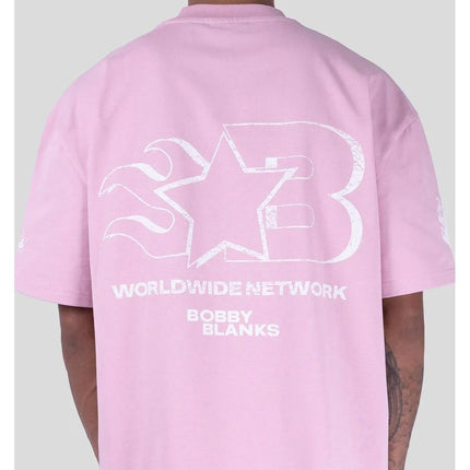 Bobby Blanks Bobby Blanks T-Shirt Oxford SS26 Pinke/White