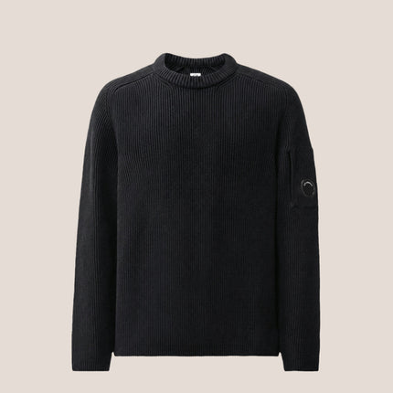CP Company CP Company Knitwear Sweater Full Rib FW26 Black