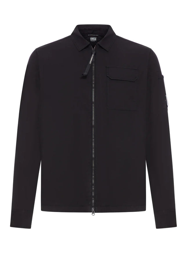CP Company CP Company Overshirt Organic Gabardine SS26 Black