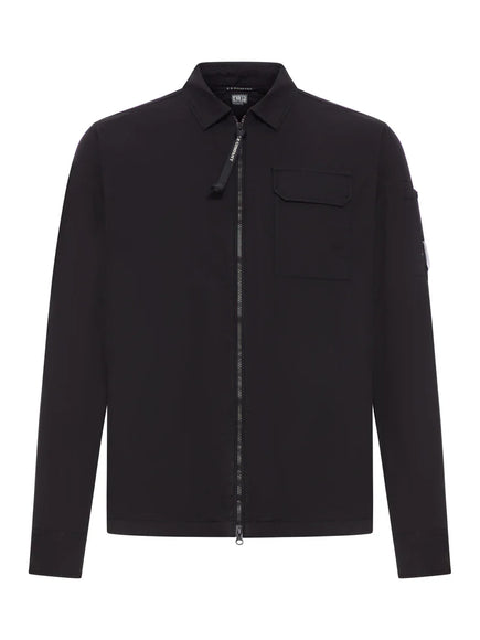 CP Company CP Company Overshirt Organic Gabardine SS26 Black