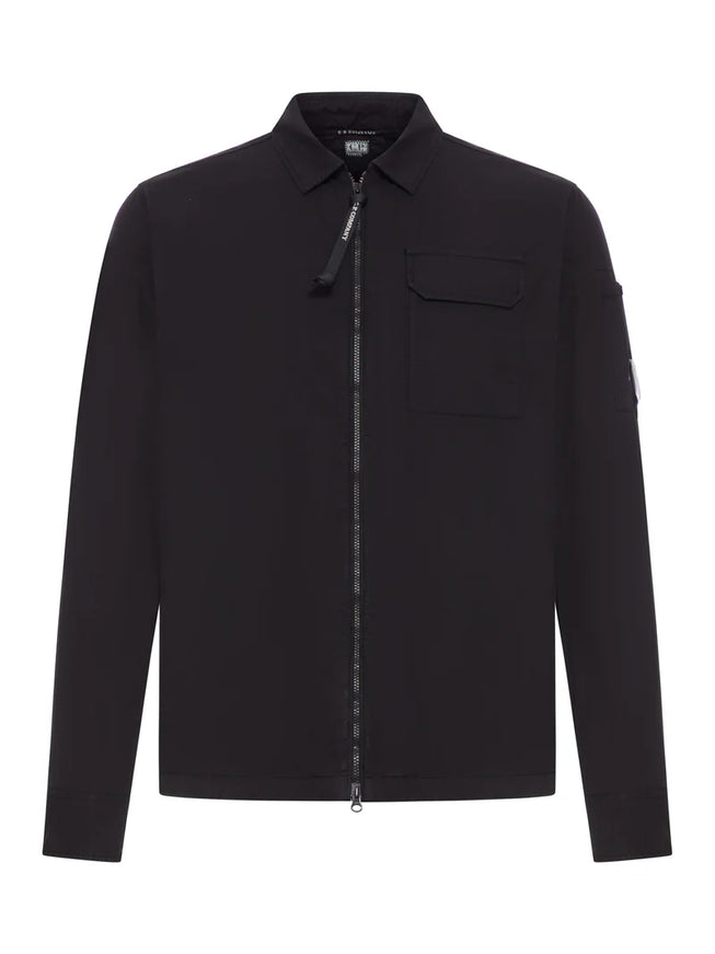 CP Company CP Company Overshirt Organic Gabardine SS26 Black