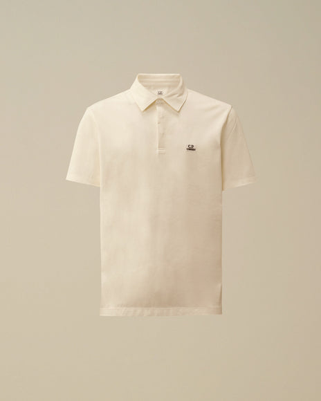 CP Company CP Company Polo 18CMPL165A SS25 Gauze White