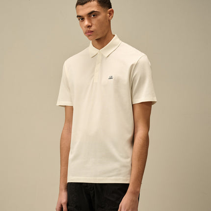 CP Company CP Company Polo 18CMPL165A SS25 Gauze White