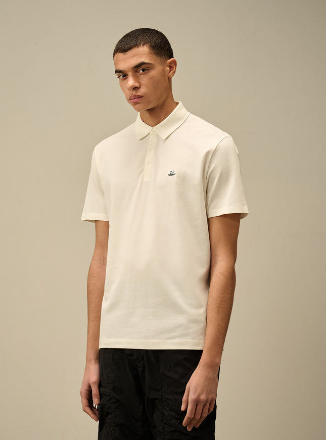 CP Company CP Company Polo 18CMPL165A SS25 Gauze White