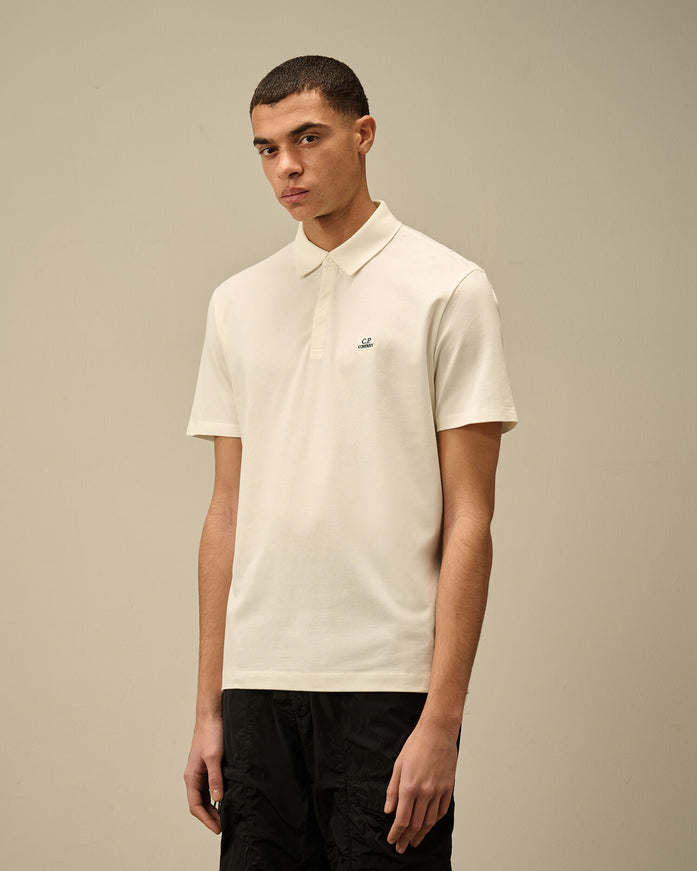 CP Company CP Company Polo 18CMPL165A SS25 Gauze White