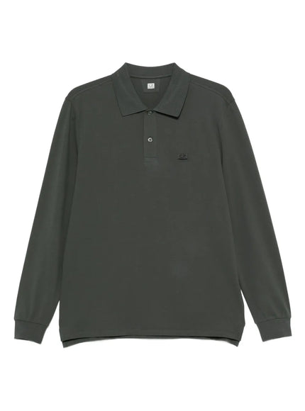 CP Company CP Company Polo Longsleeve Stretch Piquet FW25 Dark Shadow