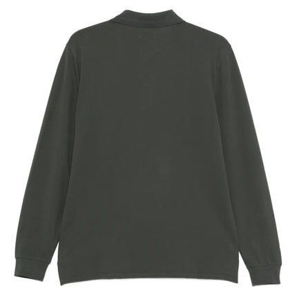 CP Company CP Company Polo Longsleeve Stretch Piquet FW25 Dark Shadow