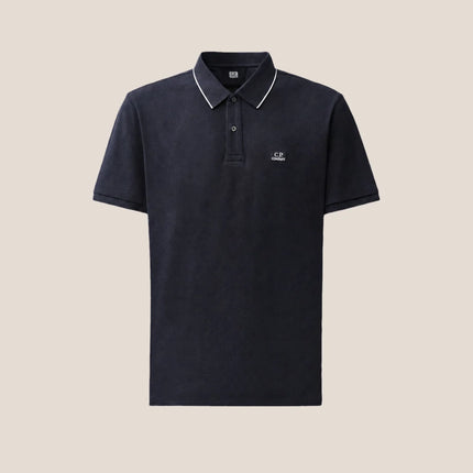 CP Company CP Company Polo Short Sleeve Stretch Piquet FW26 Navy