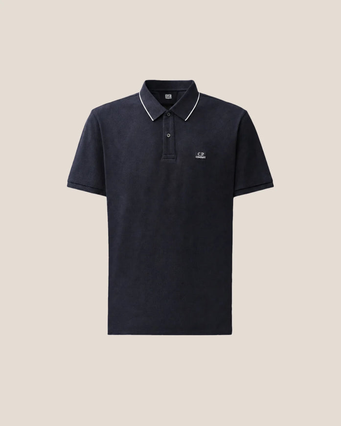 CP Company CP Company Polo Short Sleeve Stretch Piquet FW26 Navy