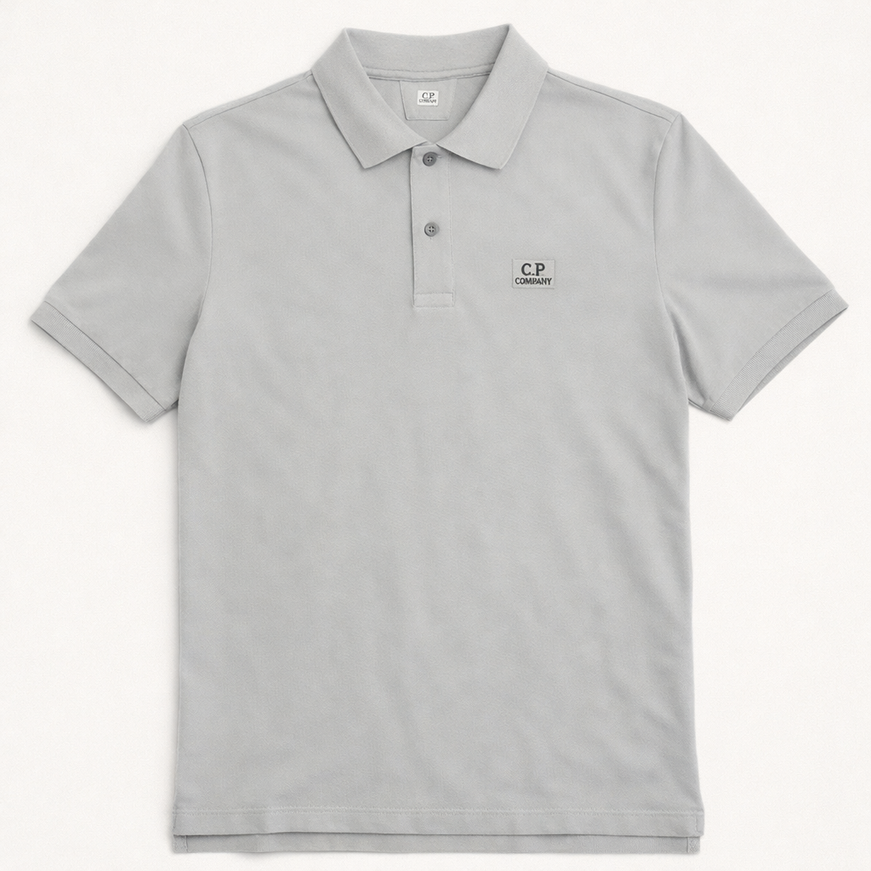 CP Company CP Company Polo Short Sleeve Stretch Piquet SS26 Dove