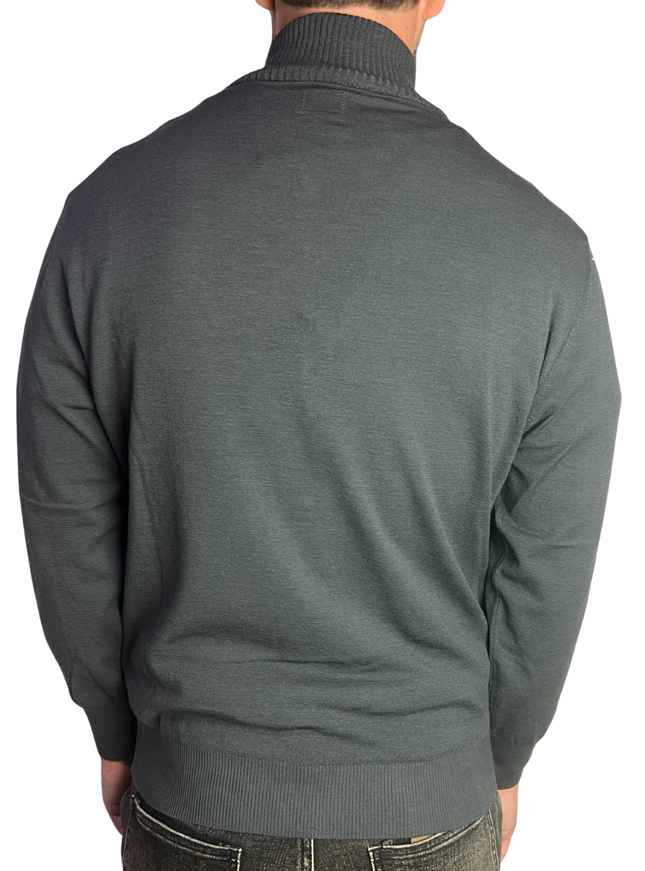 CP Company CP Company Polo Sweater Merino Wool FW25 Grey