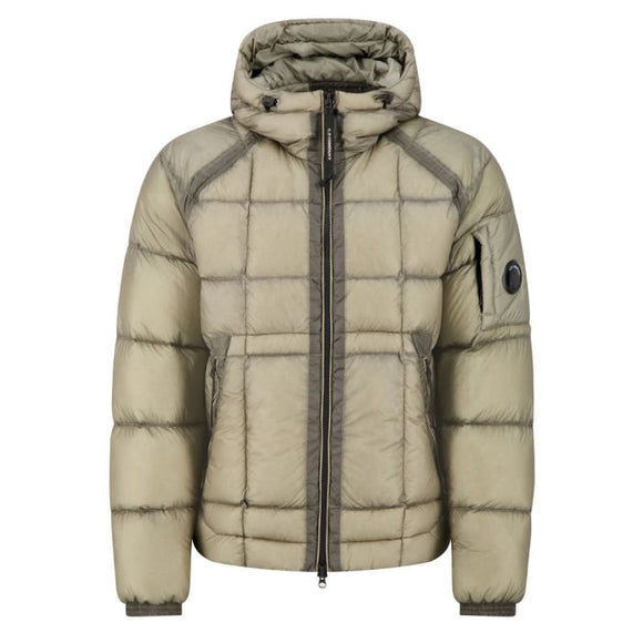 C.P Company C.P Company Puffer Jacket Dd-Shell Hooded Down FW26 Fallen Rock