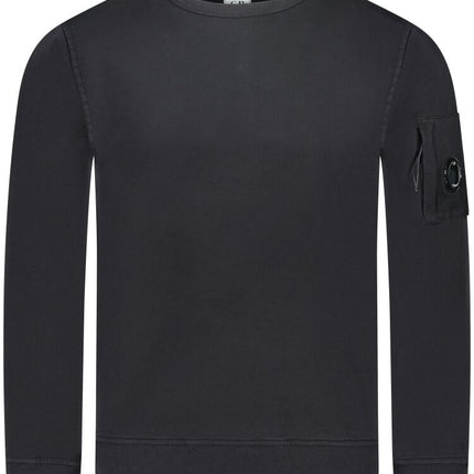 CP Company CP Company Sweater Felpa Light Fleece 18CMSS019A SS25 Black