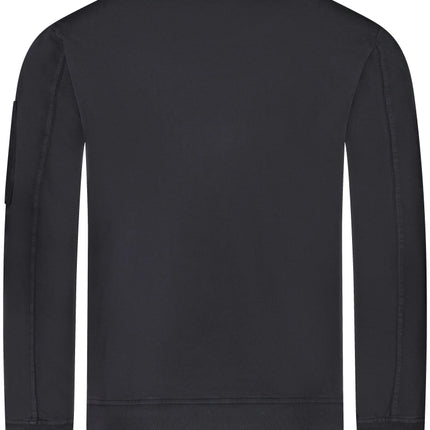 CP Company CP Company Sweater Felpa Light Fleece 18CMSS019A SS25 Black