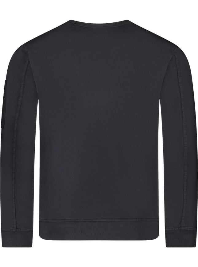 CP Company CP Company Sweater Felpa Light Fleece 18CMSS019A SS25 Black