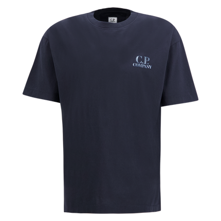 CP Company CP Company T-Shirt Jersey 30/1 PD SS26 Total Eclipse