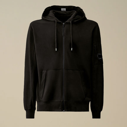 CP Company CP Company Vest Hooded Felpa Light Fleece 18CMSS057A SS25 Black