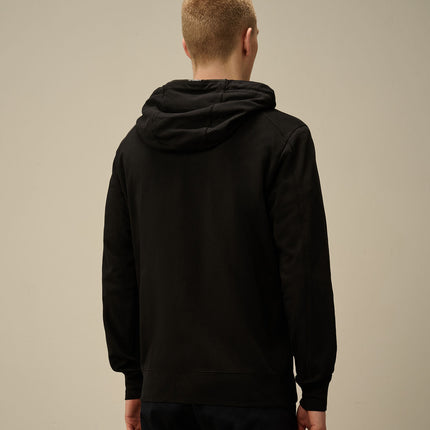 CP Company CP Company Vest Hooded Felpa Light Fleece 18CMSS057A SS25 Black