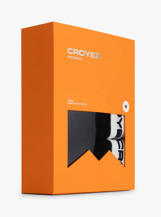 Croyez Croyez Boxer 3-Pack FW25 Black/White