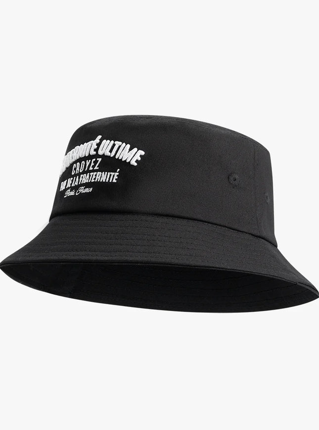Croyez Croyez Bucket Hat Fraternite SS25 Black