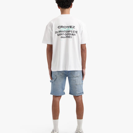 Croyez Croyez Denim Short Carpenter CD1 SS25 Light Blue