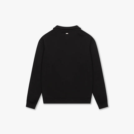 Croyez Croyez Half Zip Sweater Etiquette FW25 Black