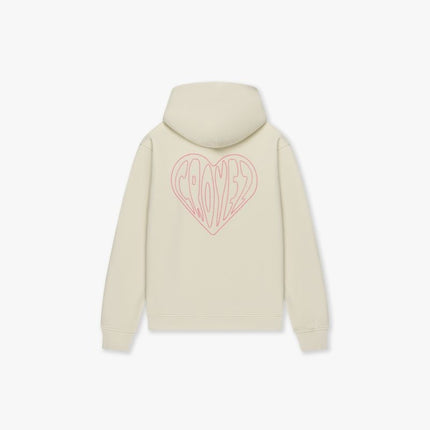 Croyez Croyez Hoodie Stitched Heart FW25 Off-White