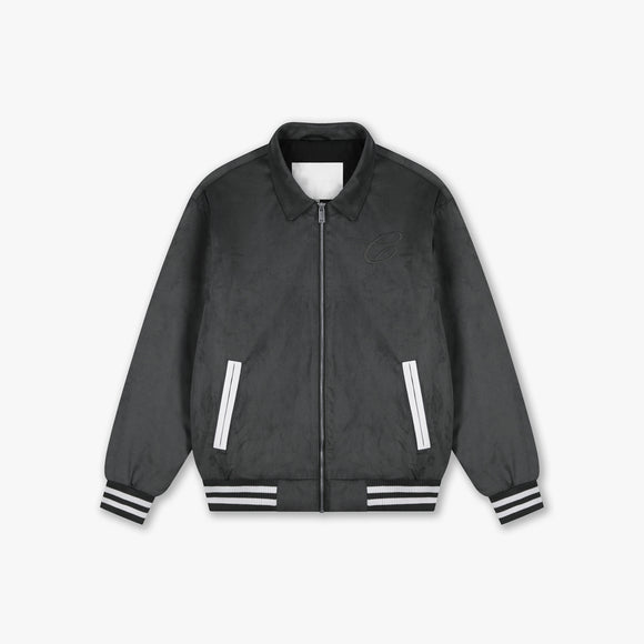 Croyez Croyez Jacket Patch Iconic Suede FW26 Antra